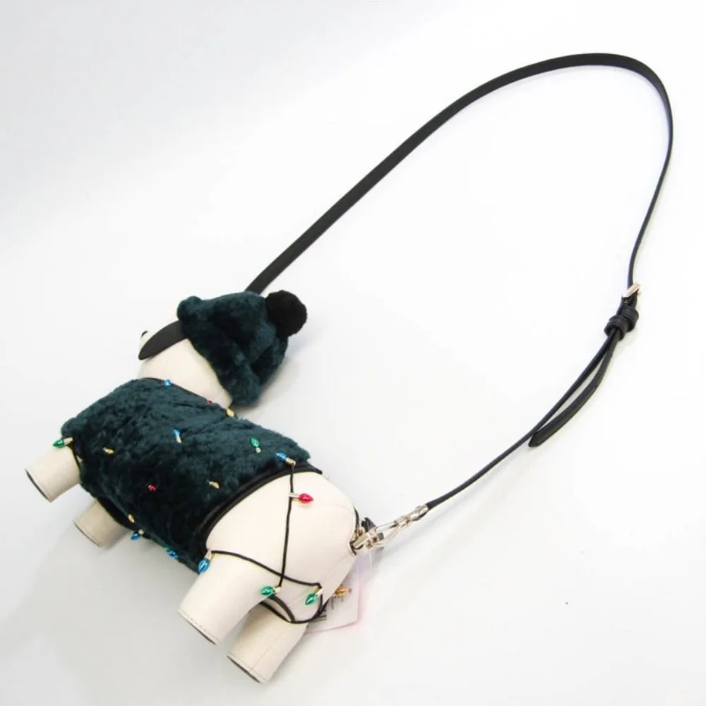 🙀KATE SPADE 😊Claude Dachshund Purse in Peacock Sapphire Multi Shoulder Ba
